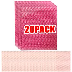 20-5PCS 버블 메일러 핑크 러브 버블 가방 셀프 인감 패딩 봉투 선물 보관 사무실 버블 봉투 메일 포장 케이스