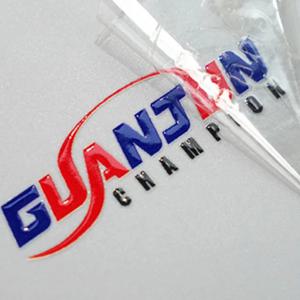 100PCS 3D 이름 스티커 모든 크기 맞춤형 로고 그림 다채로운 인쇄 UV 전송 스티커 Laber