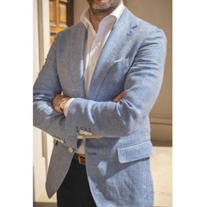 남성 자켓 코튼 린넨 캐주얼 정장 재킷 3 포켓 통기성 패션 재킷 편안한 겉옷 싱글 브레스트 정장