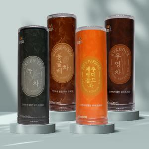 올바른습관 둥글레차 제주메리골드차 우엉차 녹차 프리미엄 컵 티 차 10개입