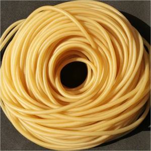 1/10/30M 자연 라텍스 고무 호스 1.6 ~ 9mm 베이지색 탄성 수술용 의료 튜브 고무 밴드 노란색 새총 새총