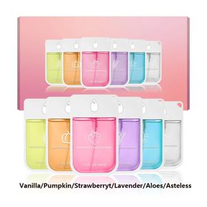 리필 형 손 소독제 미니 카드 스프레이 휴대용 수화 손 소독제 스프레이 성인 어린이를위한 여행 화장품 1.28 Oz/45ML