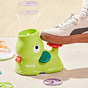 에어바운스 플라잉 디스크 에어로켓 런처 쏘서, 야외 급상승 프로펠러, 정원 게임, 어린이 점프 스포츠 장난감, 무료 배송