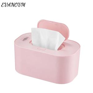 신생아 물티슈 워머 히터 물티슈 디스펜서 냅킨 히팅 박스 미니 물티슈 워머 케이스 소독 물티슈 가정/차량용