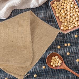 3개입 대용량 재사용 가능한 황마 가방 모래 음식 시리얼 약재 야외 가정용