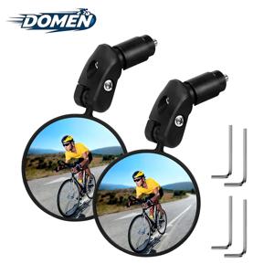 DOMEN 자전거 백미러 사이클링 360 °   회전 광각 거울 도로 자전거 핸들바 후면 거울 자전거 액세서리