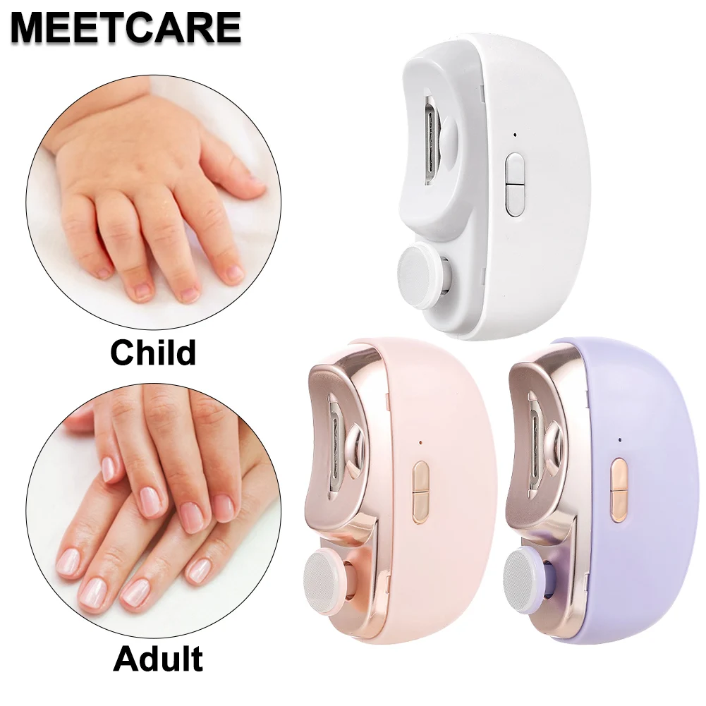 2in1 무선 손톱 깎기 성인 어린이 손톱 분쇄기 폴란드어 트리머 기계 휴대용 손가락 발가락 손톱 커터 도구