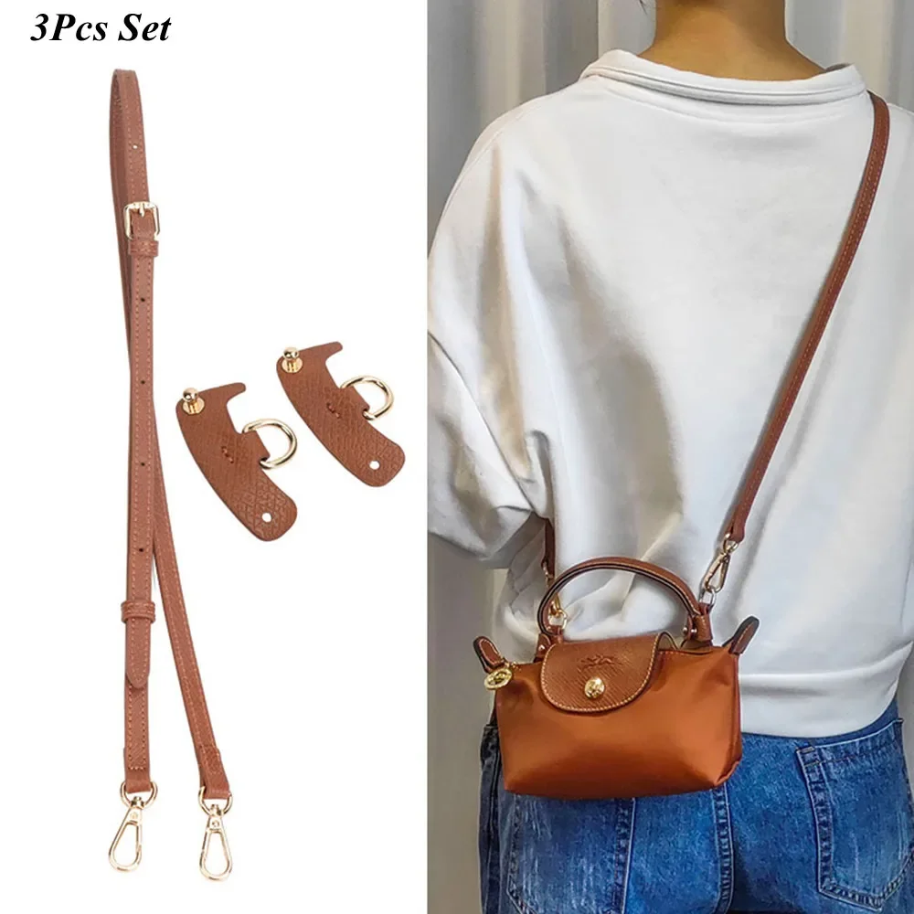 Longchamp 미니 가방 용 가방 스트랩 가방 변환 액세서리 정품 가죽 숄더 스트랩 크로스 바디 벨트 스트랩