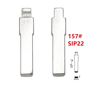 10개 157 #   Y-37 #   SIP22 금속 Uncut 빈 플립 원격 키 블레이드 Fiat Punto Ducato Panda Idea for keydiy KD xhorse VVDI JMD
