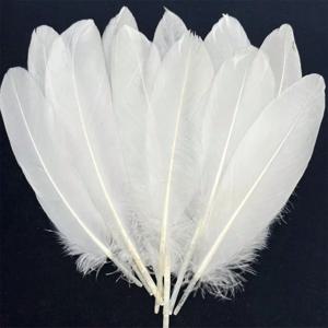 15-22cm 천연 흰색 거위 깃털 대량 DIY 공예 웨딩 파티 천사 날개 드림캐쳐 깃털 장식용