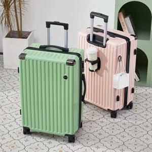 20인치 컵홀더가 있는 대용량 패셔너블 여행용 캐리어 편리한 이동 여행 가방 손쉬운 운반