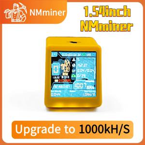 NMMiner 컬러풀 스마트 TV 1000KH/s 비트코인 채굴기 ESP32 BTC SOLO 로터리 무소음 데스크탑 시계 - 기술 애호가를 위한 스마트 선물