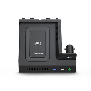 메르세데스 벤츠 W205 AMG C43 C63 AMG GLC43 GLC63 X253 C 클래스 GLC 10W 차량용 무선 충전기 전화 충전기 충전 케이스