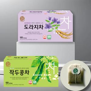 송원 우리차 작두콩차 100T+도라지차 100T