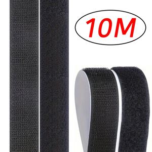 1-10M 벨크로 자체 접착 후크 및 루프 테이프 패스너 하우스 Diy 매직 탭 자동 양면 롤 강력한 접착제 홈 스트랩 스트립