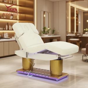 다기능 스파샵 살롱 가구 모던 접이식 전동 살롱 메탈 페이셜 뷰티 마사지 베드