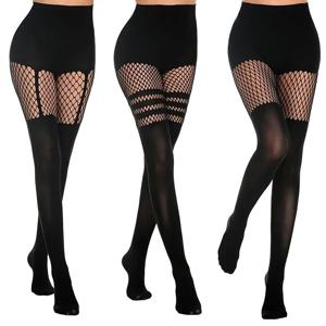블랙 할로우 아웃 팬티 스타킹 서스펜더 Fishnet 스타킹 여성 나이트 클럽 스타킹 댄스 섹시한 낚시 그물 스타킹 소녀 양말