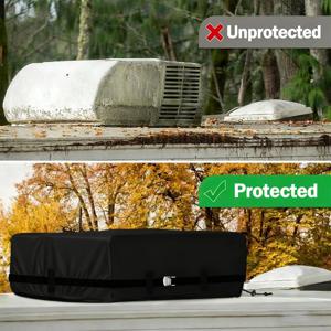 RV 에어컨 커버 방수 방풍 모터홈 액세서리 RV 에어컨 겨울 커버 실외용