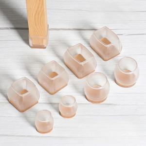 16Pcs 광장 의자 다리 바닥 보호기 의자에 대 한 펠트 바닥 바닥 보호기 펠트 의자 패드 의자 다리 커버 홈 장식