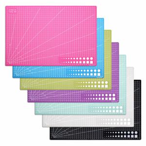 A3 커팅 매트 -17.71x11.81인치 봉제, 퀼팅, 종이 및 점토 예술 프로젝트용 양면 PVC 보드 - 데스크탑 보호대