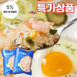 (식판사) 엄지식품 새우 볶음밥 300g x 5개 단백질 과 영양가가 풍부해서 어린이들 간식용으로 좋은 볶음밥입니다.