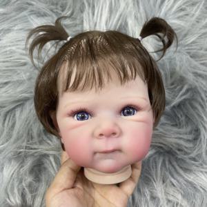 모발 이식 비비 베티 인형 키트, 이미 페인트 칠한 비닐, 조립되지 않은 DIY, 다시 태어난 인형 키트 선물, 18 인치