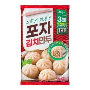 진주햄 속이 꽉찬 포자 김치만두 168g