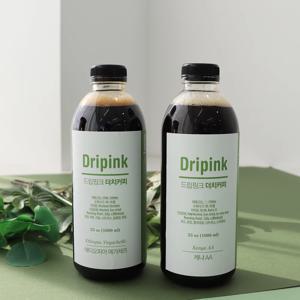 드립핑크 에티오피아 예가체프 1리터 더치커피(콜드브루)원액 강한산미 꽃향 딸기잼