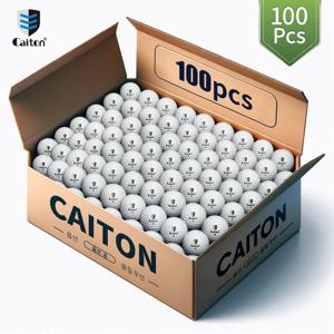 Caiton 3 레이어 골프 공-고성능, 장거리, 스핀 컨트롤, 내구성, 고정밀 훈련 및 모든 레벨, 100 개