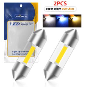 2PCS C10W C5W LED 인테리어 자동차 조명 꽃줄 31mm 36mm 39mm 41mm COB LED 독서 돔 조명 트렁크 조명 번호판 램프