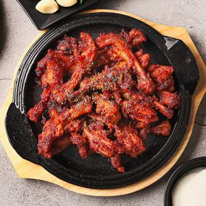 미다몰 그곳에가면 직화 초벌 통뼈 불닭발 구이 300gx3팩 닭구이 간편식 캠핑요리