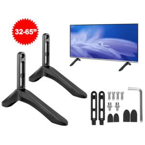 LCD 받침대 스크린 스탠드용 범용 스틸 TV 베이스 32~65인치용 홈 범용 모니터 라이저