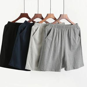 L-5XL 남성용 잠옷 바지 캐주얼 플러스 사이즈 잠옷 반바지 코튼 여름 잠옷 남자 잠옷 바지 Pantalon Pajama 남성