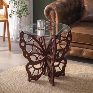 미국 빈티지 소파 사이드 테이블 북유럽 거실 단단한 나무 디자이너 커피 테이블 유리 홈 가구 Stolik Kawowy FYCT