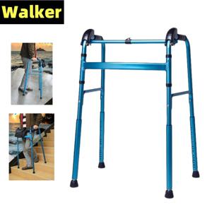 노인 장애인 계단 오르기 및 내리기 용 보행기 알루미늄 합금 접이식 단계 장치 높이 조절 가능 보조 지팡이