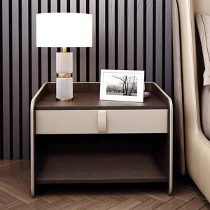 현대적인 십대 방 어린이 가구 협탁 싱글 스마트 침대 수납 침대 옆 수납장