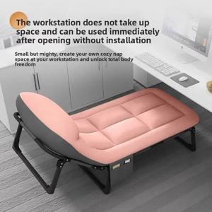 싱글 소파 겸용 접이식 침대 사무실 점심시간 낮잠 다기능 가정용 발코니 휴식용 등받이 조절 의자