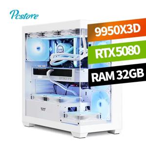 피씨스토어 퍼펙트 게이밍PC AMD 9950X3D RTX 5080 (32GB, M.2 1TB)