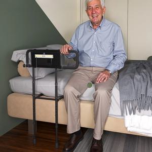 탄소강 침대 난간 보조 손잡이 노인 임산부 가정 이동 보조 침대 옆 지지대 기립 보조 도구