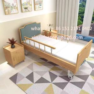맞춤형 수동 이중 쉐이커 싱글 쉐이커 간호 침대 요양원 노인 친화적 싱글 침대 원목 침대