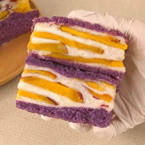 명가삼대떡집 국산 고구마를 두껍게 썰어 넣은 통 고구마설기