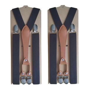 남자 블랙 가죽 멜빵 벨트 탄성 클립 온 Y 백 교정기 웨딩 정장 스커트 액세서리 선물에 대한 조절 가능한 스트랩