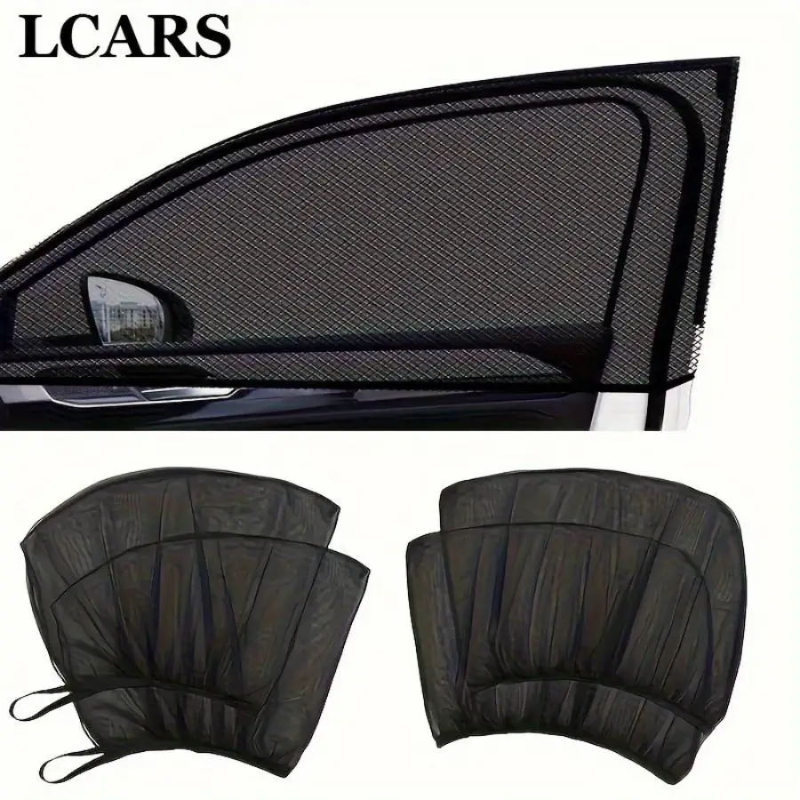 자동차 커튼 스크린 모기장 여름 태양 보호 환기 단열 모기 방지 그늘