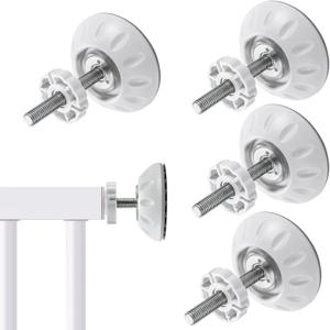 베이비 게이트 스레드 스핀들 막대 게이트 벽 컵을 통해 걷기 가드 안전 게이트 아기 안전을위한 나사 볼트 키트 애완 동물 강아지 계단 게이트