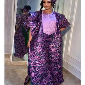 여성을위한 Abayas 두바이 아프리카 이슬람 패션 드레스 Caftan Marocain 이브닝 파티 드레스 Satin Boubou Robe Djellaba Femme 2025