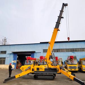 더 많은 인기 있는 건설 회사 1.2 톤 3 톤 5톤 8톤 건축 바구니 거미 기중기를 사용자 정의했습니다.