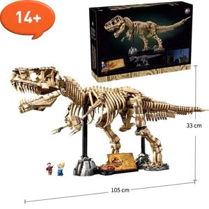 크리 에이 티브 76968 공원 공룡 세계 T-렉스 화석 티라노사우루스 렉스 벽돌 세트 소년 어린이 크리스마스 선물