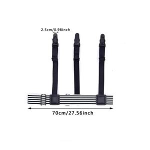 새로운 멜빵 Suspensorio 교정기 셔츠 미끄럼 방지 클립 허벅지 링 벨트 의류 액세서리