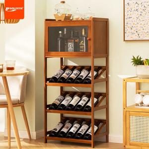 AOLIVIYA 벽에 대 한 거실 와인 캐비닛 로커 디스플레이 하이 엔드 감각 통합 캐비닛 레드 와인 디스플레이 캐비닛 Sma