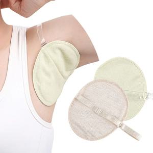 2PCS 빠른 건조 겨드랑이 땀 방패 패드 빨 수있는 땀 방지 겨드랑이 땀 패드 재사용 가능한 물 흡수 땀 패드